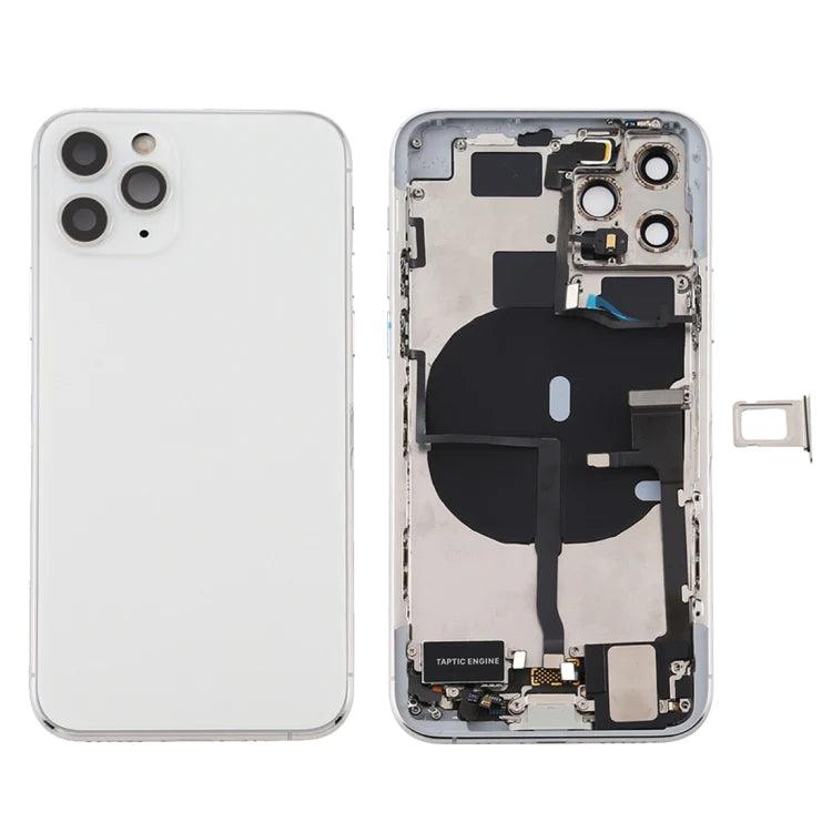 Back Housing With Side Keys & Power Button + Volume & Power Flex Cable for iPhone 11 Pro Max (SILVER) - Best Cell Phone Parts Distributor in Canada, Parts Source Back Housing With Side Keys & Power Button + Volume & Power Flex Cable for iPhone 11 Pro Max (SILVER) - Best Cell Phone Parts Distributor in Canada, Parts Source